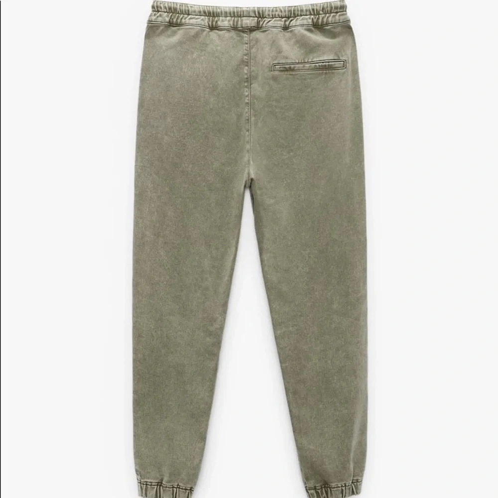 ACID‎ WASH SOFT DENIM TROUSERS